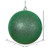 Vickerman N590804DG - 3 inch Green Glitter Ball Christmas Ornament - 12 Pack