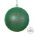  Vickerman N590804DG 3" Green Glitter Ball Drilled 12/Bag 