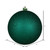 Vickerman N590841DG 3" Dark Teal Glitter Ball Drilled 12/Bg