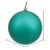 Vickerman N590842DG 3" Teal Glitter Ball Drilled 12/Bag