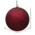 Vickerman N590865DG 3" Burgundy Glitter Ball Drilled 12/Bag