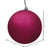 Vickerman N590870DG - 3 inch Fuchsia Glitter Ball Christmas Ornament - 12 Pack
