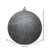 Vickerman N590887DG 3" Pewter Glitter Ball Drilled 12/Bag