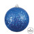  Vickerman N591002DQ 4" Blue Sequin Ball Drilled 6/Bag 