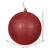 Vickerman N591003DG 4" Red Glitter Ball Drilled 6/Bag