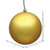 Vickerman N591008DMV - 4 inch Gold Matte Ball Outdoor Christmas Ornament - 6 Pack