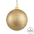 Vickerman N591008DQ 4" Gold Sequin Ball Drilled 6/Bag