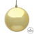 Vickerman N591008DSV - 4 inch Gold Shiny Ball Outdoor Christmas Ornament - 6 Pack