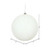  Vickerman N170711D 6" White Matt Glitter Swirl Ball 3/Bx 