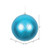 Vickerman N170712D - 6 inch Turquoise Glitter Ball Christmas Ornament - 3 Pack