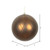 Vickerman N170776D 6" Mocha Matt Glitter Swirl Ball 3/Bx