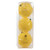 Vickerman N170778D 6" Yellow Matt Glitter Swirl Ball 3/Bx