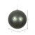 Vickerman N170787D - 6 inch Pewter Glitter Ball Christmas Ornament - 3 Pack