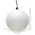 Vickerman N591011DQ 4" White Sequin Ball Drilled 6/Bag