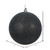 Vickerman N591017DG 4" Black Glitter Ball Drilled 6/Bag