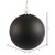 Vickerman N591017DMV - 4 inch Black Matte Ball Outdoor Christmas Ornament - 6 Pack