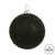Vickerman N591017DQ 4" Black Sequin Ball Drilled 6/Bag