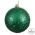  Vickerman N591024DQ 4" Emerald Sequin Ball Drilled 6/Bag 