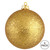 Vickerman N591030DQ - 4 inch Antique Gold Sequin Ball Christmas Ornament - 6 Pack