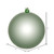  Vickerman N591040DSV 4" Frosty Mint Shiny Ball UV Drill 6/Bag 