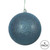  Vickerman N591062DG 4" Sea Blue Glitter Ball Drilled 6/Bag 