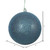 Vickerman N591062DG - 4 inch Sea Blue Glitter Ball Christmas Ornament - 6 Pack