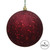 Vickerman N591065DQ 4" Burgundy Sequin Ball Drilled 6/Bag
