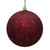  Vickerman N591065DQ 4" Burgundy Sequin Ball Drilled 6/Bag 