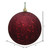 Vickerman N591065DQ 4" Burgundy Sequin Ball Drilled 6/Bag