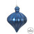 Vickerman N175802D 6" Blue Matte Onion Drop 4/Bg