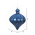 Vickerman N175802D 6" Blue Matte Onion Drop 4/Bg