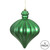 Vickerman N175804D 6" Green Matte Onion Drop 4/Bg
