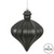 Vickerman N175817D 6" Black Matte Onion Drop 4/Bg