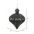  Vickerman N175817D 6" Black Matte Onion Drop 4/Bg 