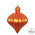Vickerman N175818D 6" Burnish Orange Matte Onion Drop 4/Bg