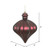 Vickerman N175819D 6" Wine Matte Onion Drop 4/Bg