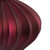 Vickerman N175821D 6" Berry Red Matte Onion Drop 4/Bg