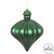 Vickerman N175824D 6" Emerald Matte Onion Drop 4/Bg