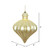 Vickerman N175838D 6" Champagne Matte Onion Drop 4/Bg