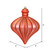 Vickerman N175871D - 6 inch Coral Matte Onion Christmas Ornament - 4 Pack