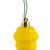 Vickerman N175878D - 6 inch Yellow Matte Onion Christmas Ornament - 4 Pack