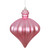 Vickerman N175879D 6" Pink Matte Onion Drop 4/Bg