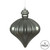  Vickerman N175887D 6" Pewter Matte Onion Drop 4/Bg 