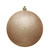 Vickerman N591080DG 4" Cafe Latte Glitter Ball Drilled 6/Bag