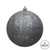 Vickerman N591087DQ - 4 inch Pewter Sequin Ball Christmas Ornament - 6 Pack