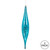 Vickerman N176612 13" Turquoise Mercury Rain Drop 2/Bg