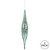 Vickerman N176632 13" Baby Blue Mercury Rain Drop 2/Bg