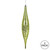 Vickerman N176673 13" Lime Mercury Rain Drop 2/Bg