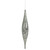 Vickerman N176687 13" Pewter Mercury Rain Drop 2/Bg