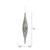 Vickerman N176687 13" Pewter Mercury Rain Drop 2/Bg